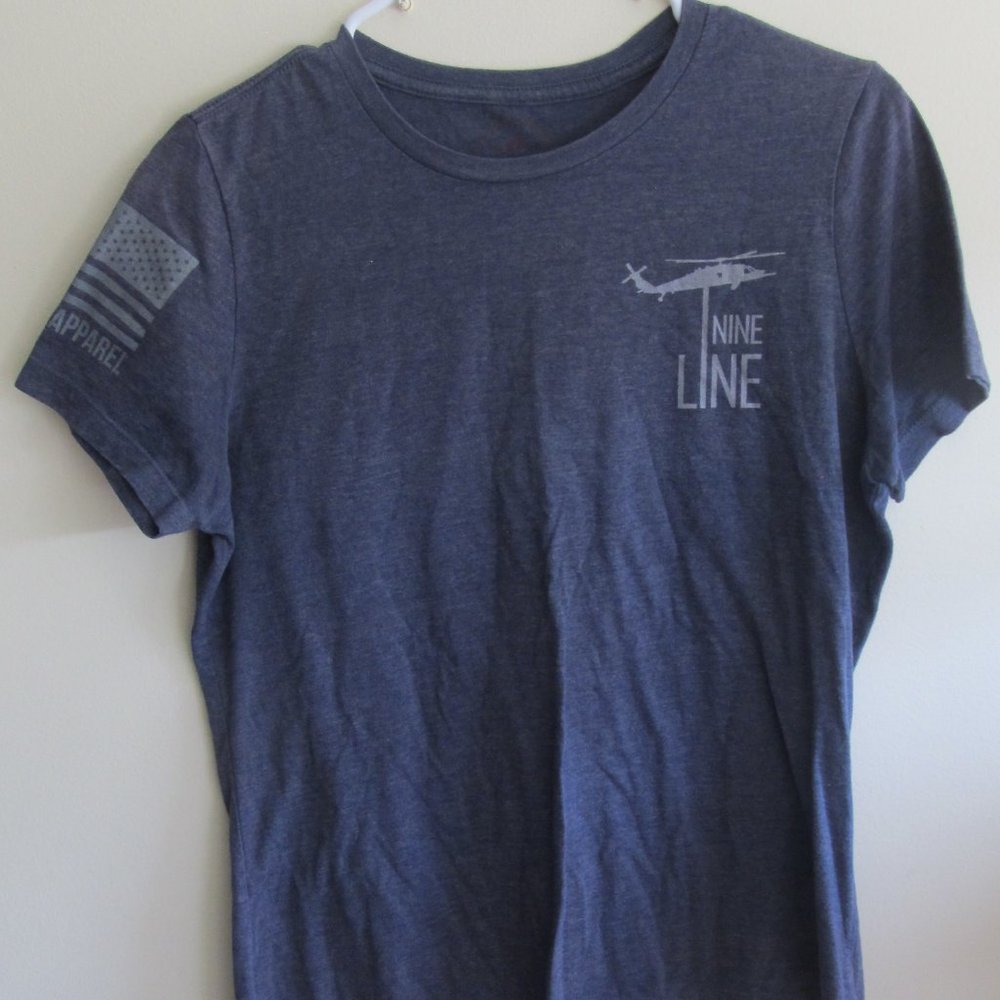 Nine Line Navy Blue Short Sleeve shirt